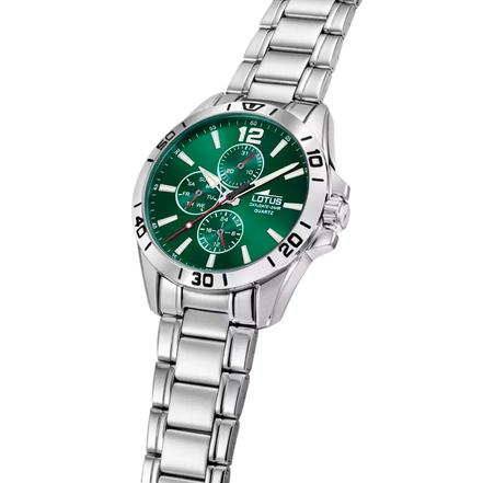 OROLOGIO LOTUS 18812/7 VERDE CINGHIA ACCIAIO, UOMO