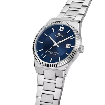 OROLOGIO LOTUS 18835/2 AZZURO CINGHIA ACCIAIO INOSSIDABILE 316L, UOMO