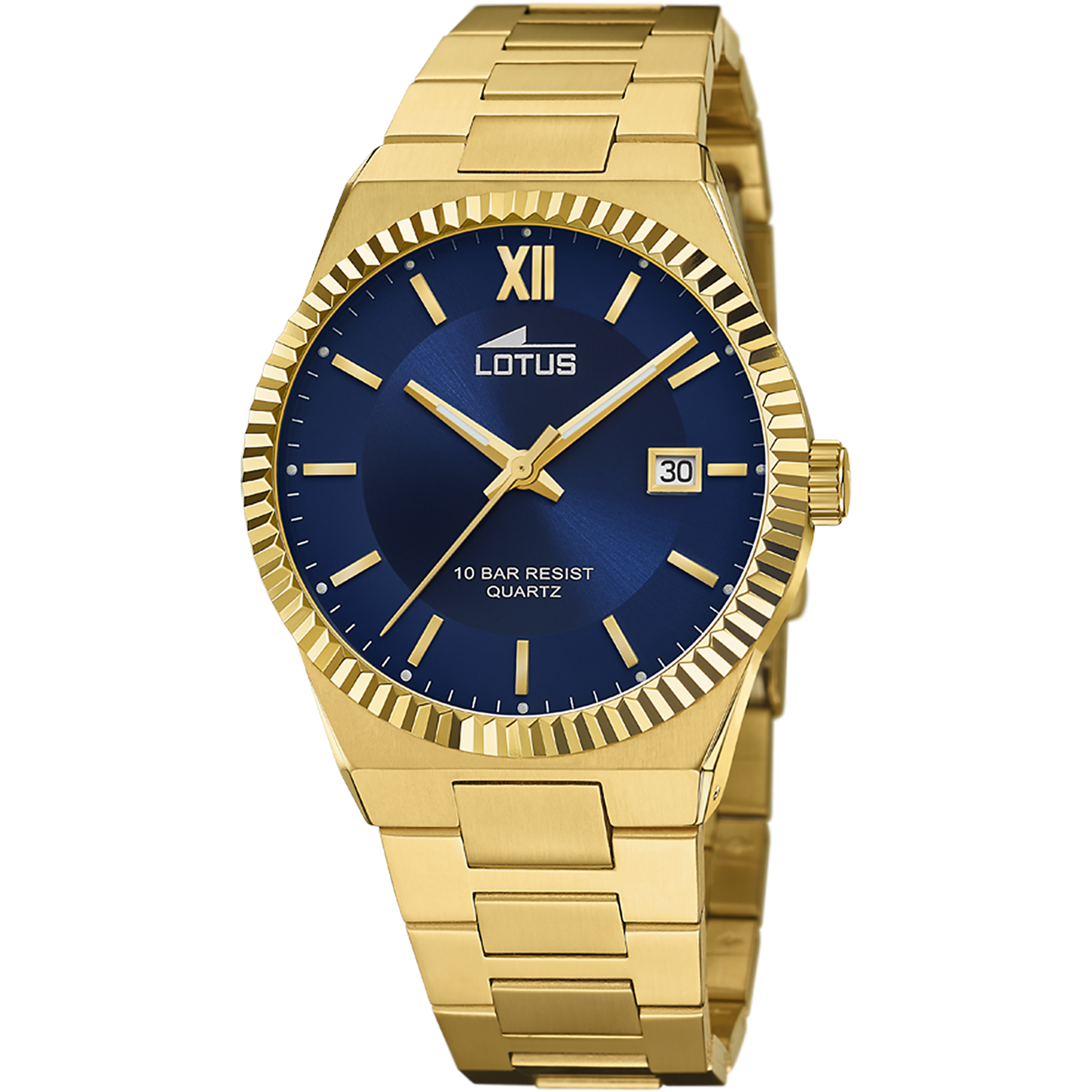 OROLOGIO LOTUS 18837/2 AZZURO CINGHIA ACCIAIO INOSSIDABILE 316L, UOMO