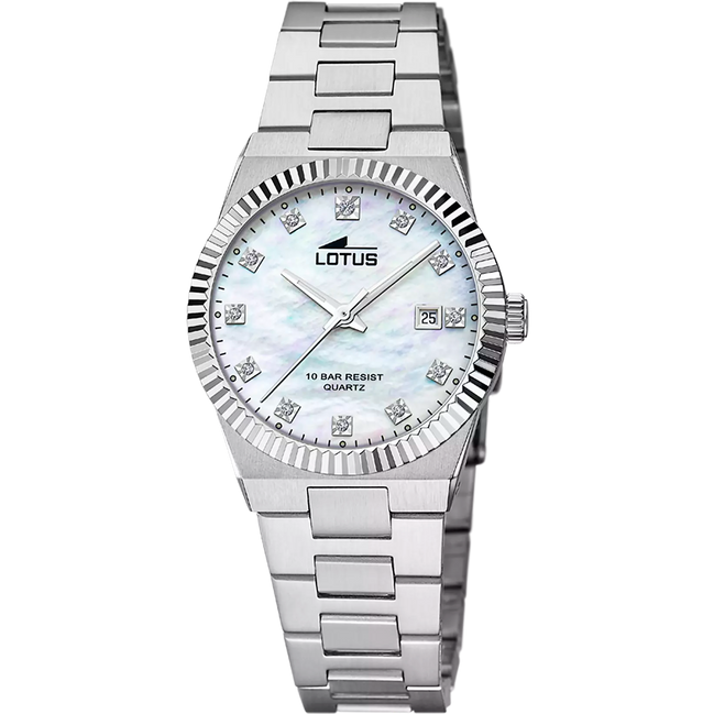 OROLOGIO LOTUS 18838/1 CREMA CINGHIA ACCIAIO INOSSIDABILE 316L, DONNA