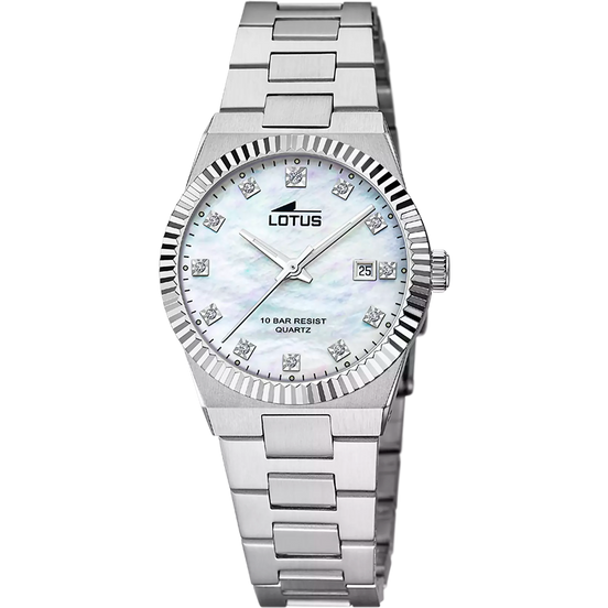 OROLOGIO LOTUS 18838/1 CREMA CINGHIA ACCIAIO INOSSIDABILE 316L, DONNA