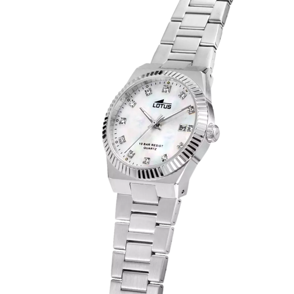 OROLOGIO LOTUS 18838/1 CREMA CINGHIA ACCIAIO INOSSIDABILE 316L, DONNA