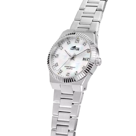 OROLOGIO LOTUS 18838/1 CREMA CINGHIA ACCIAIO INOSSIDABILE 316L, DONNA