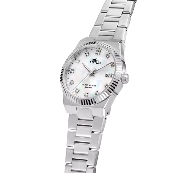 OROLOGIO LOTUS 18838/1 CREMA CINGHIA ACCIAIO INOSSIDABILE 316L, DONNA