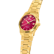 Lotus Orologio Acciaio Gold Solo Tempo Quadrante Bordeaux SKU LOT188402
