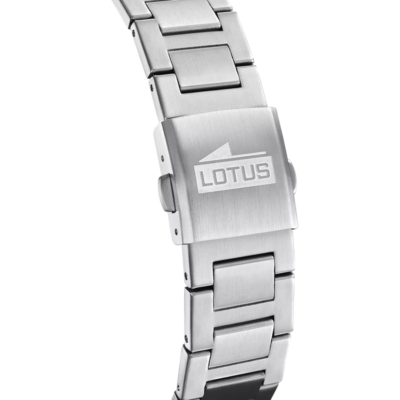 Lotus Orologio 18847/1 Acciaio Cronografo Quadrante Silver