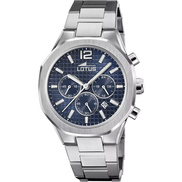 OROLOGIO LOTUS 18847/2 AZZURO CINGHIA ACCIAIO INOSSIDABILE 316L, UOMO