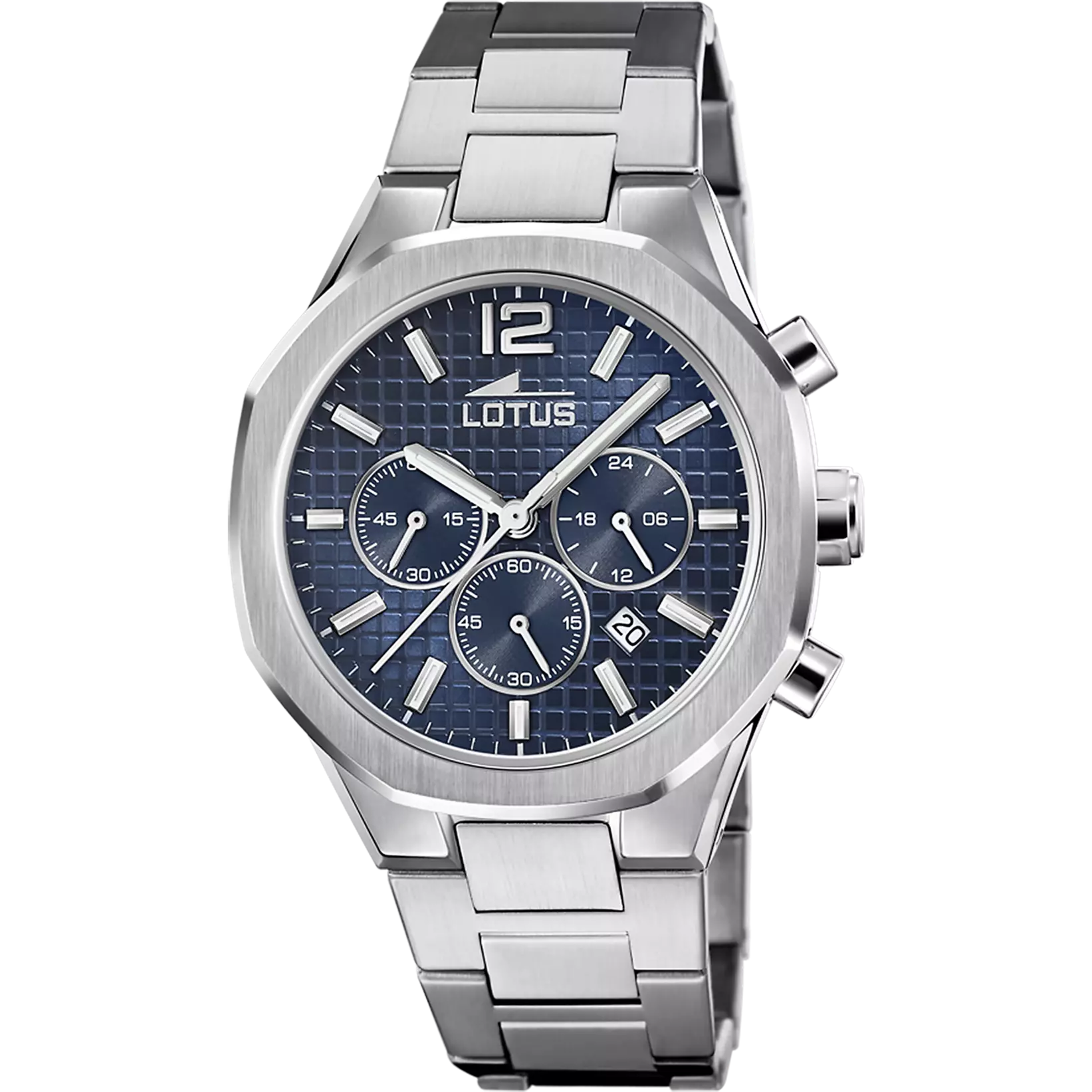 OROLOGIO LOTUS 18847/2 AZZURO CINGHIA ACCIAIO INOSSIDABILE 316L, UOMO