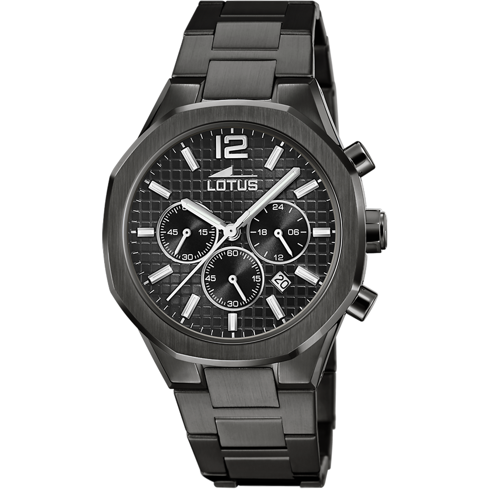 OROLOGIO LOTUS 18849/1 NERO CINGHIA ACCIAIO INOSSIDABILE 316L, UOMO