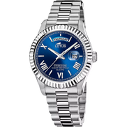 OROLOGIO LOTUS 18854/2 AZZURO CINGHIA ACCIAIO INOSSIDABILE 316L, UOMO