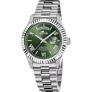 OROLOGIO LOTUS 18854/3 VERDE CINGHIA ACCIAIO INOSSIDABILE 316L, UOMO