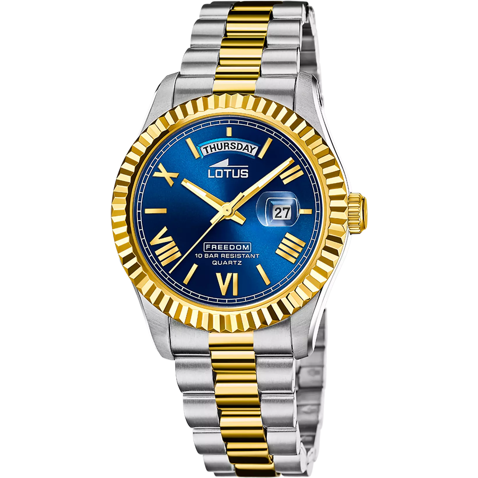 OROLOGIO LOTUS 18855/2 AZZURO CINGHIA ACCIAIO INOSSIDABILE 316L, UOMO