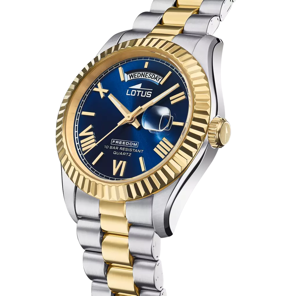 OROLOGIO LOTUS 18855/2 AZZURO CINGHIA ACCIAIO INOSSIDABILE 316L, UOMO