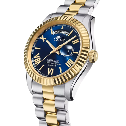 OROLOGIO LOTUS 18855/2 AZZURO CINGHIA ACCIAIO INOSSIDABILE 316L, UOMO