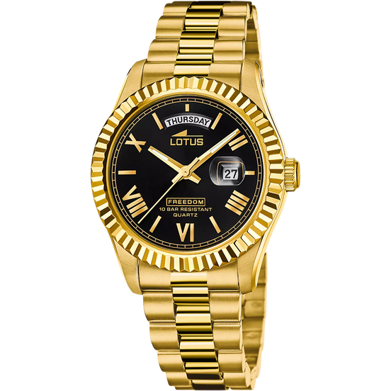 LOTUS - OROLOGIO  18857/4 NERO CINGHIA ACCIAIO INOSSIDABILE 316L