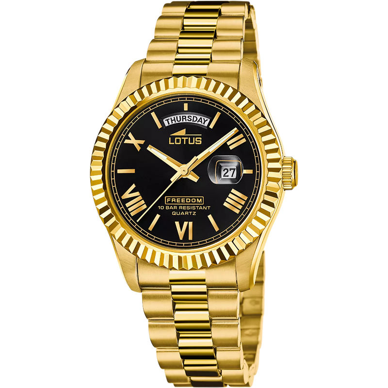 LOTUS - OROLOGIO  18857/4 NERO CINGHIA ACCIAIO INOSSIDABILE 316L