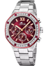 OROLOGIO LOTUS 18872/3 BORDEAUX CINGHIA ACCIAIO INOSSIDABILE 316L, DONNA