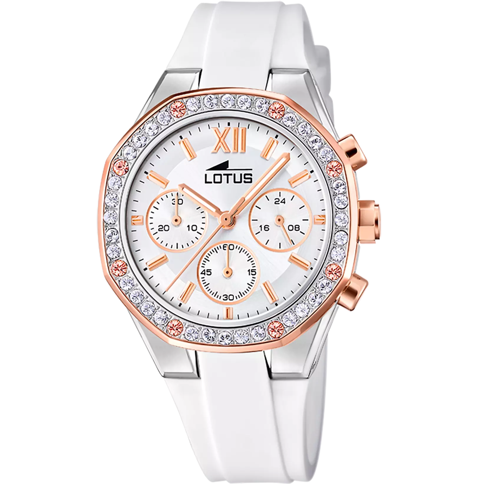 OROLOGIO LOTUS 18875/1 GREY SILVER CINGHIA GOMMA, DONNA