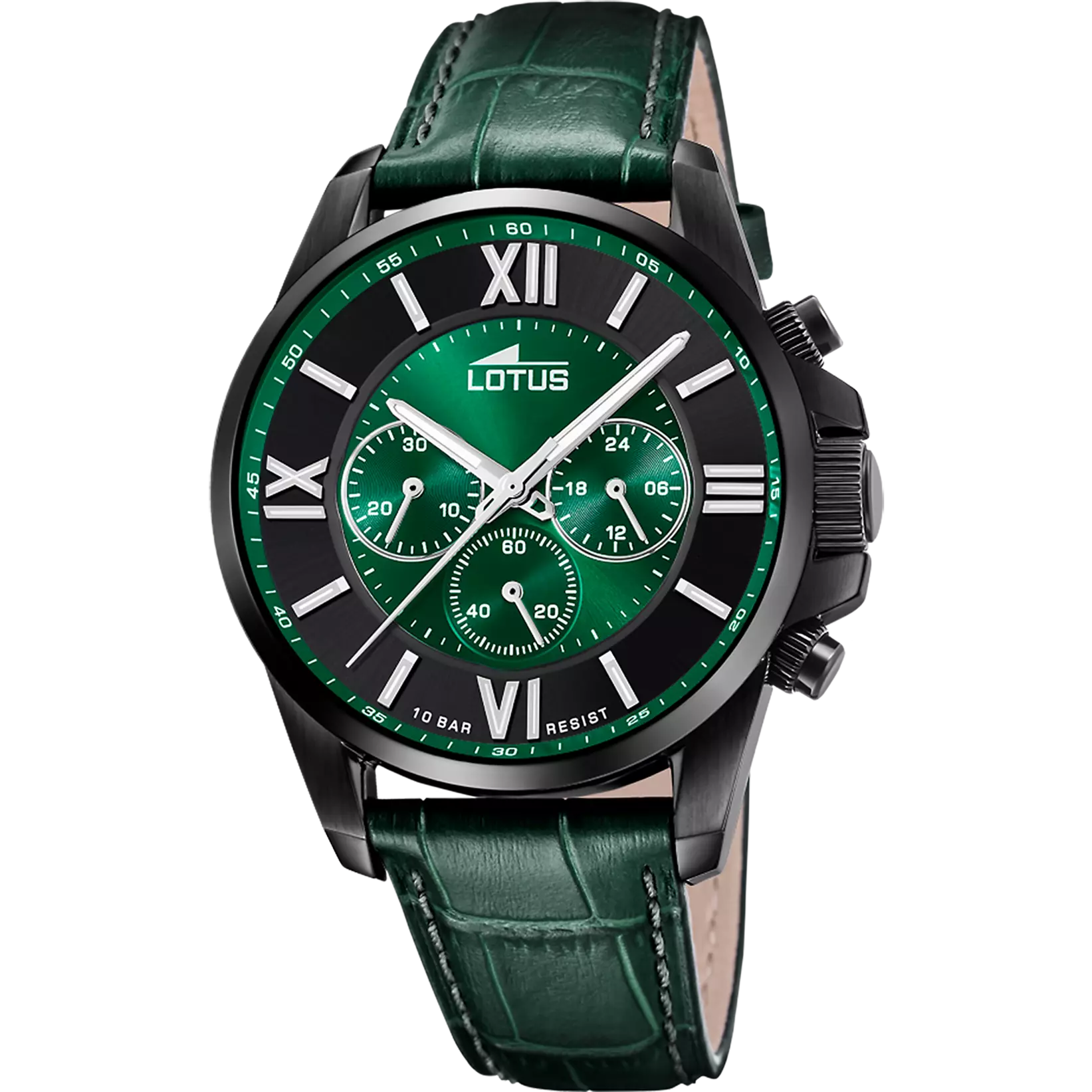 LOTUS 18881/1 VERDE PELLE, UOMO