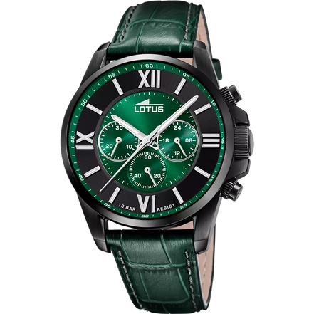 LOTUS 18881/1 VERDE PELLE, UOMO