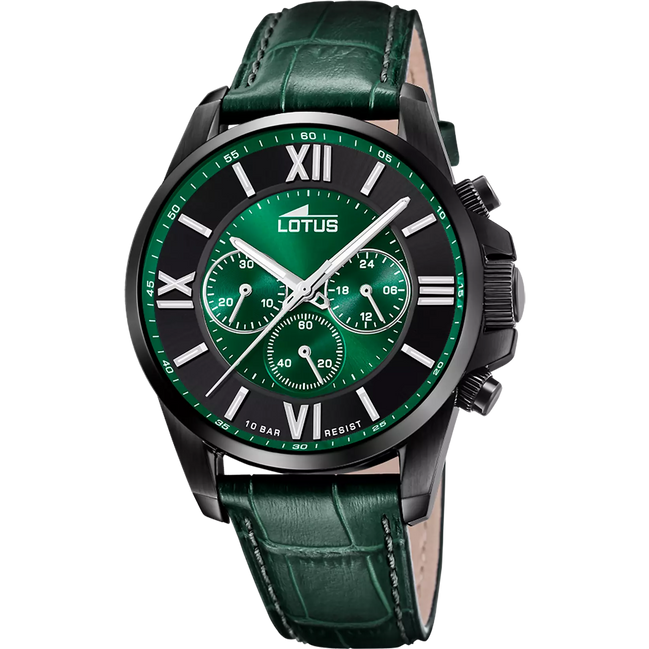 LOTUS 18881/1 VERDE PELLE, UOMO