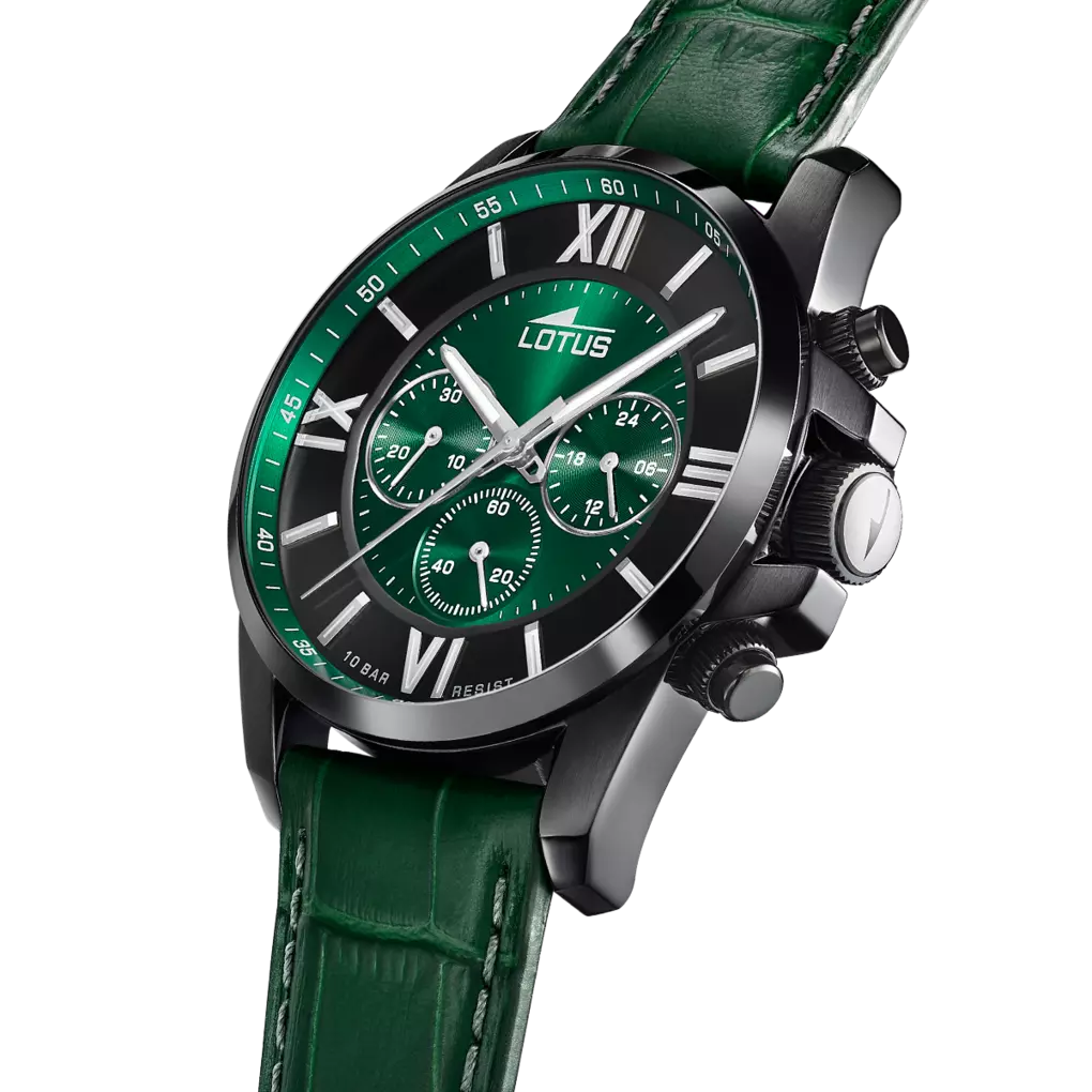 LOTUS 18881/1 VERDE PELLE, UOMO