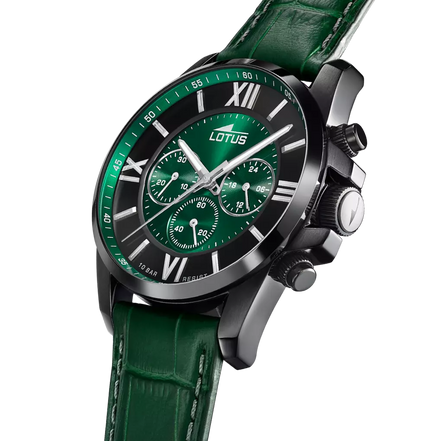 LOTUS 18881/1 VERDE PELLE, UOMO