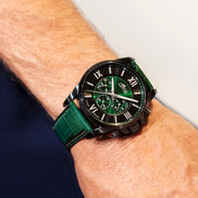 LOTUS 18881/1 VERDE PELLE, UOMO