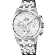 OROLOGIO LOTUS CHRONO 18989/1 BLANCO CINGHIA ACCIAIO INOSSIDABILE 316L, UOMO