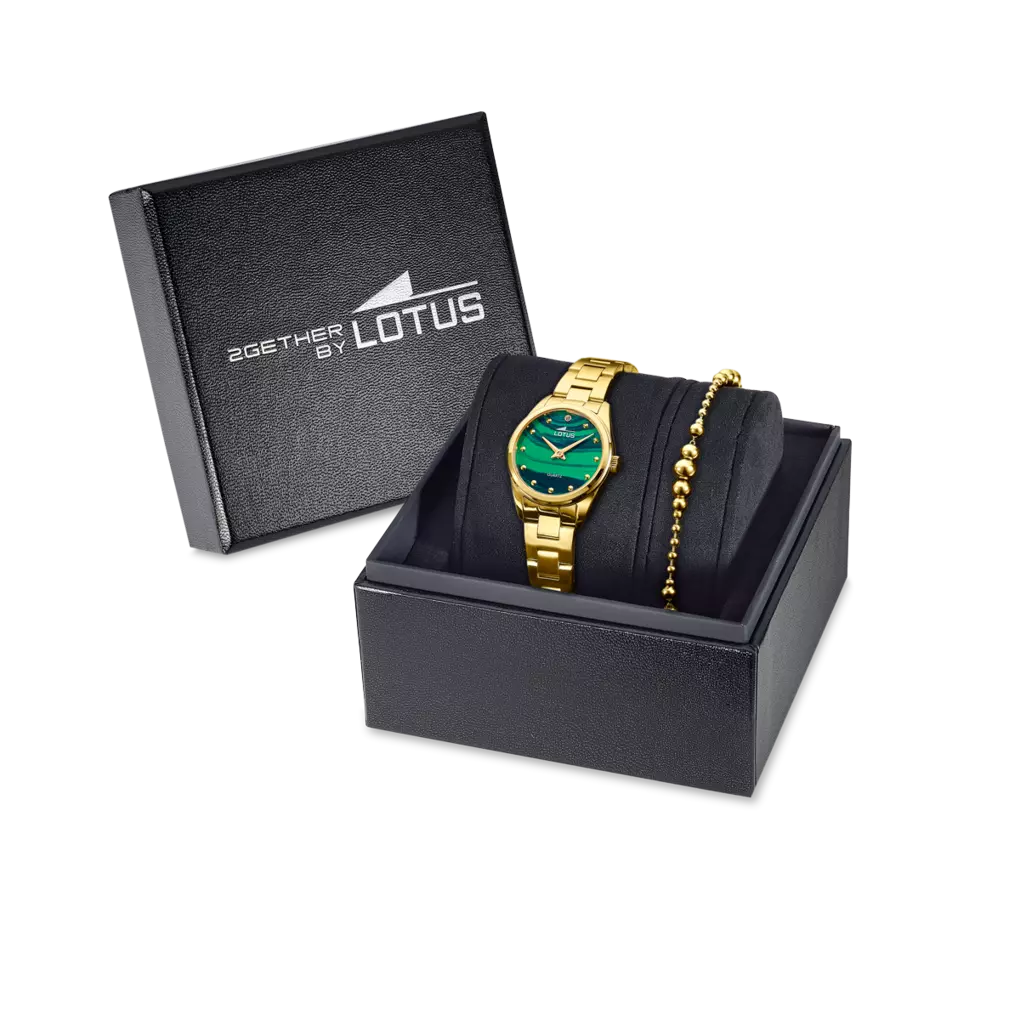LOTUS - OROLOGIO DONNA OLD MONEY 19007/3 VERDE CON BRACCIALE ABBINATO