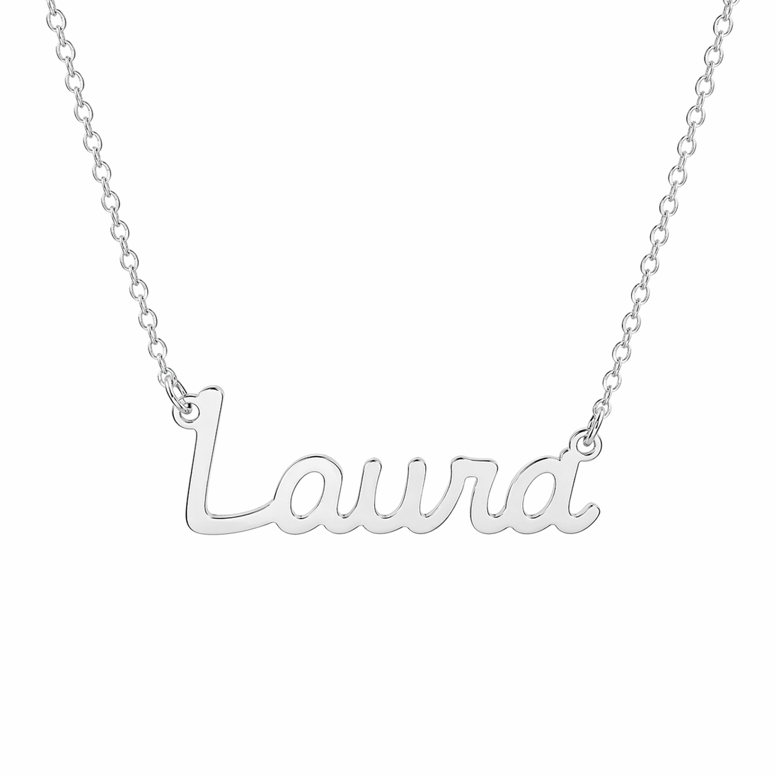 Fico Gioielli - Collana con Nome “Laura” in Argento 925