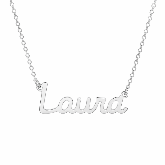 Fico Gioielli - Collana con Nome “Laura” in Argento 925