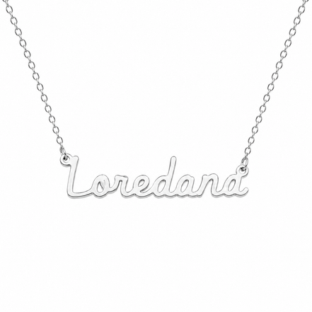 Fico Gioielli - Collana Nome "Loredana" in Argento 925