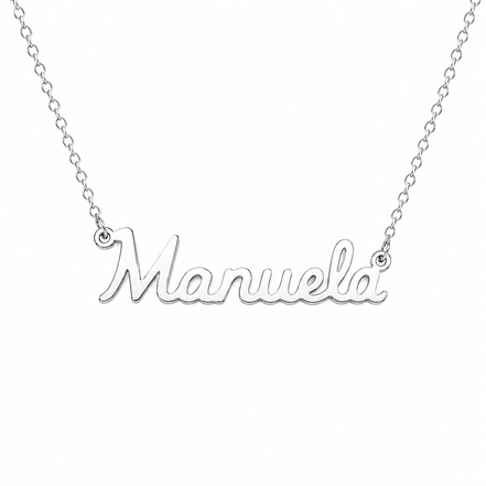 Fico Gioielli - Collana Nome "Manuela" in Argento 925