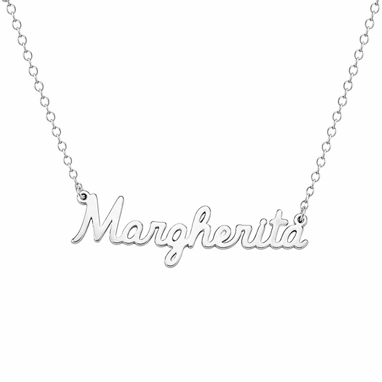 Fico Gioielli - Collana Nome “Margherita” in Argento 925