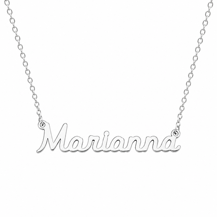 Fico Gioielli - Collana Nome "Marianna" in Argento 925