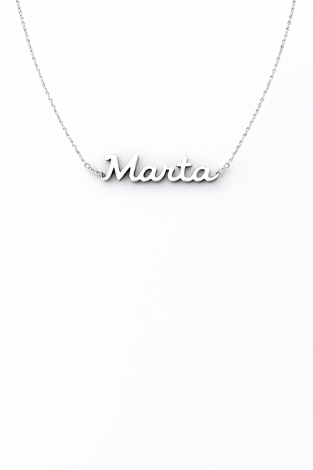 Fico Gioielli - Collana Nome “Marta” in Argento 925