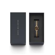 Daniel Wellington - Orologio Quadro Mini Evergold Amber