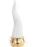 Sovrani Argenti corno bianco con base oro -  R 16073 2BI ORO