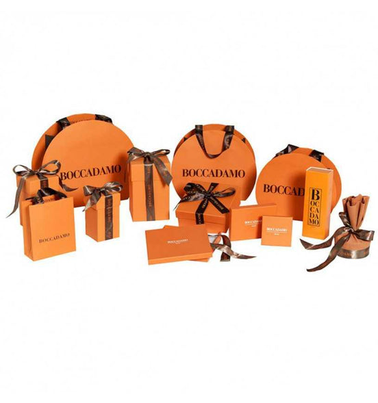 XOR731DP Hoop earrings with purple crystal