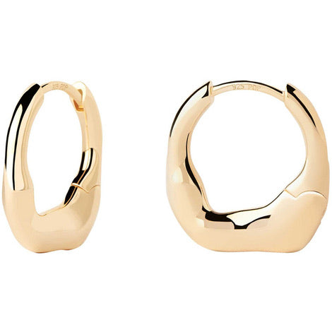 PDPaola - orecchini a cerchio donna Magma