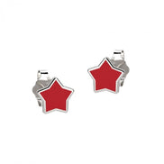 Orecchini Bambina con Stella Rossa Nanan NAN0085