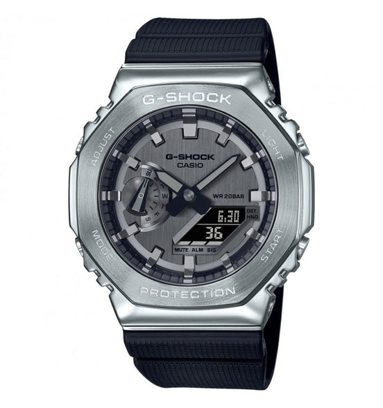 Casio - Orologio G-Shock metal covered GM-2100-1AER