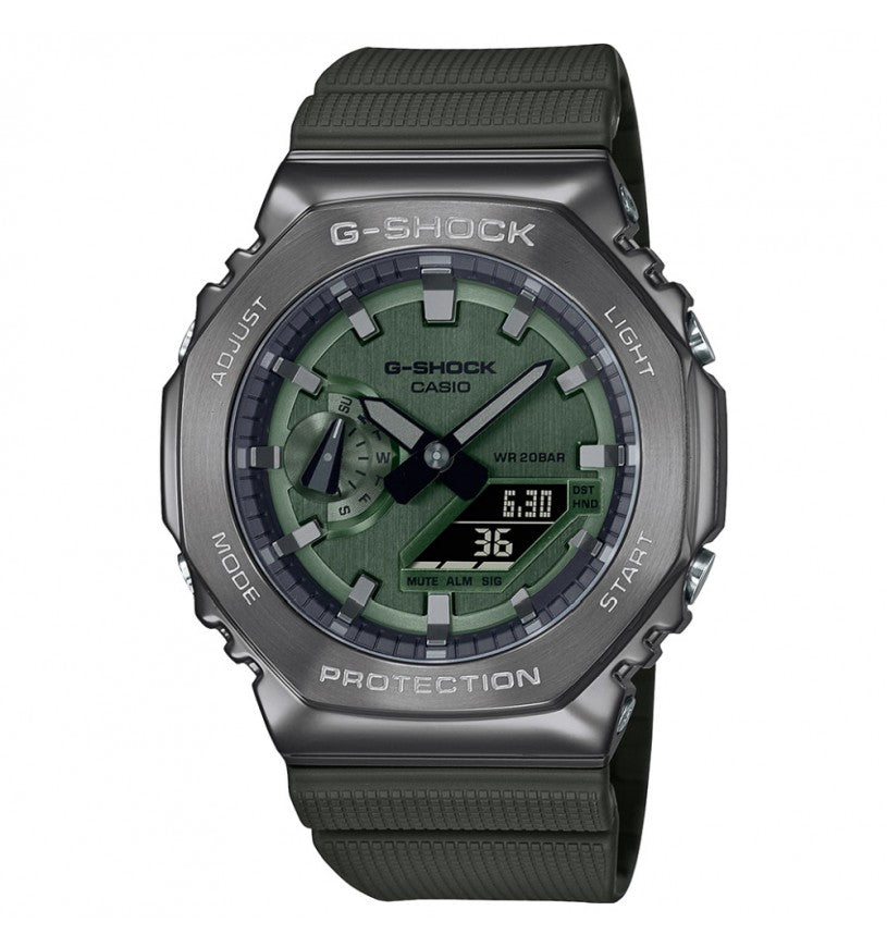 Casio - Orologio  G-Shock metal covered GM-2100B-3AER