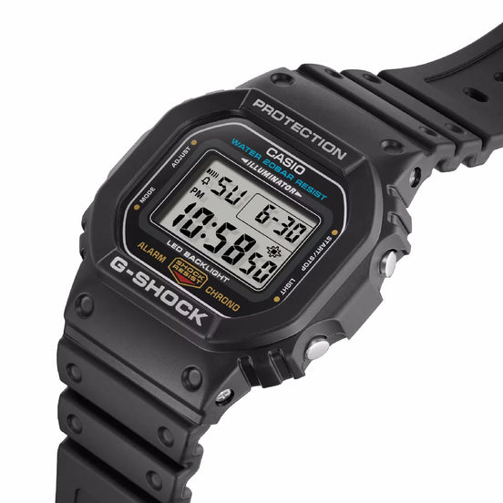 Casio - Orologio G-Shock DW-5600UE-1ER nero led bianco