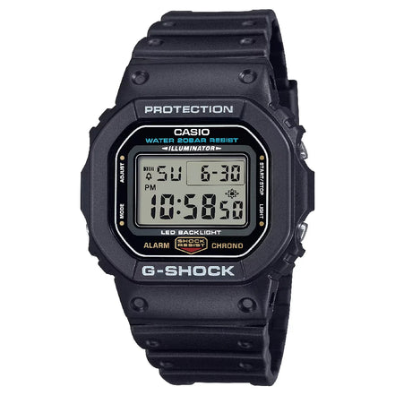 Casio - Orologio G-Shock DW-5600UE-1ER nero led bianco