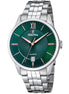 OROLOGIO FESTINA F20425/7 VERDE CON CINTURINO IN ACCIAIO, UOMO