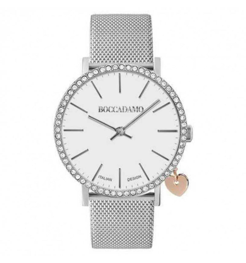 Orologio mya Boccadamo donna my019 acciaio e swarovski