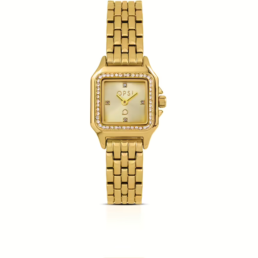 Orologio donna solo tempo  OPSPW-984-3900 con cristalli Ops French