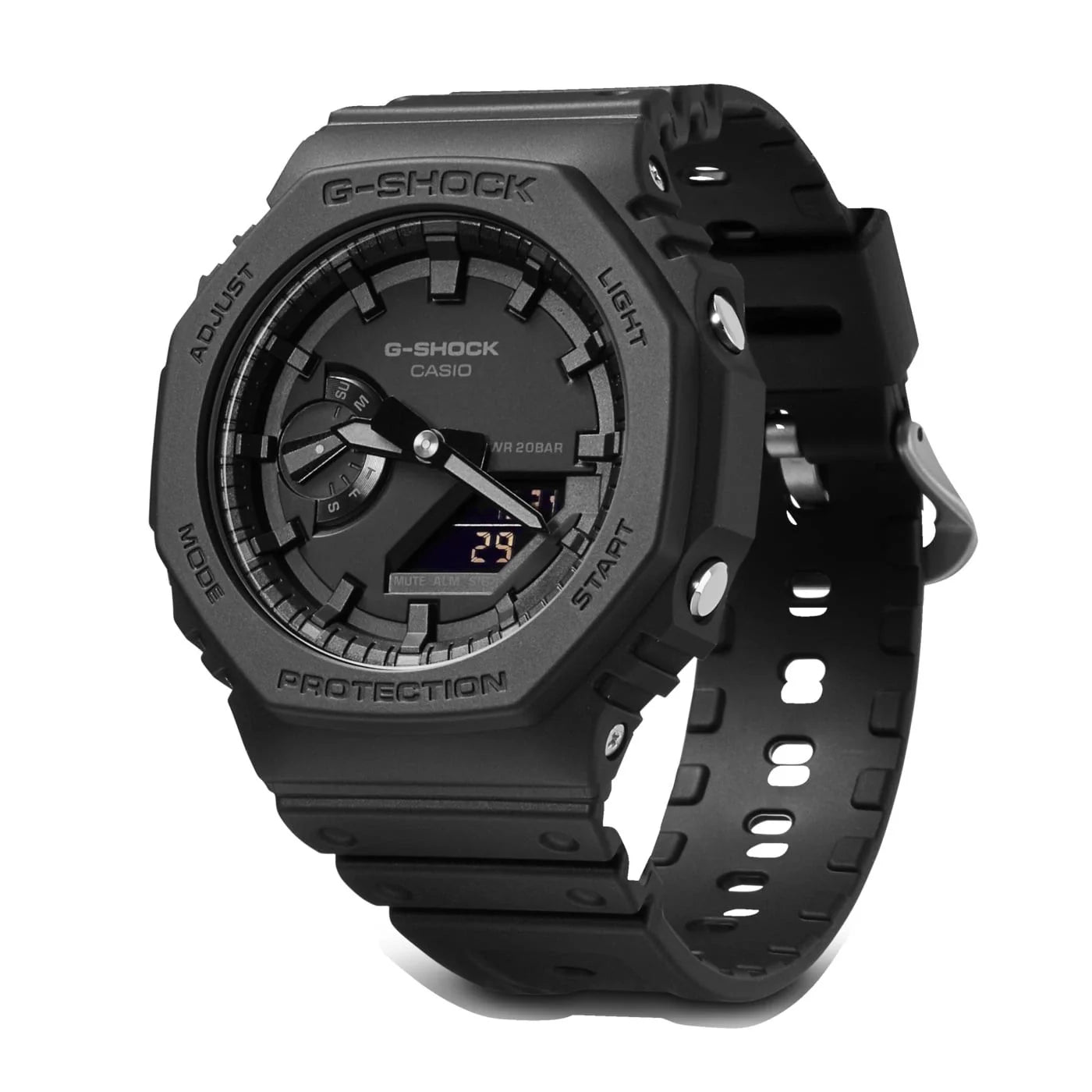 Casio - Orologio G-Shock GA-2100-1A1ER nero Stealth total black